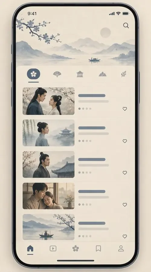 电影在线 APP 离线缓存界面